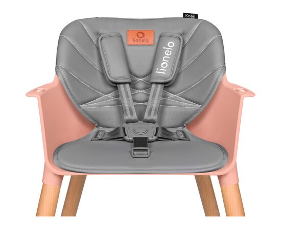 Стульчик для кормления Lionelo Koen pink rose (LO-KOEN PINK ROSE), изображение 5 Стульчик для кормления Lionelo Koen pink rose (LO-KOEN PINK ROSE), изображение 5