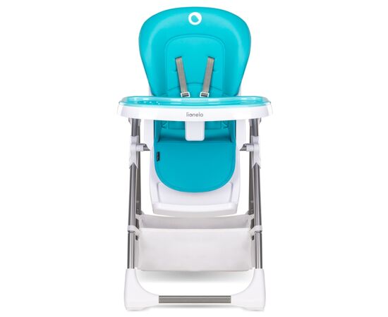 Стульчик для кормления Lionelo Linn Plus Turquoise (LO-LINN PLUS TURQUOISE), изображение 2 Стульчик для кормления Lionelo Linn Plus Turquoise (LO-LINN PLUS TURQUOISE), изображение 2