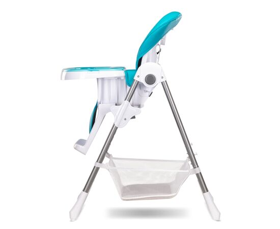 Стульчик для кормления Lionelo Linn Plus Turquoise (LO-LINN PLUS TURQUOISE), изображение 3 Стульчик для кормления Lionelo Linn Plus Turquoise (LO-LINN PLUS TURQUOISE), изображение 3