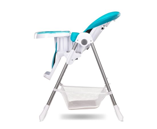 Стульчик для кормления Lionelo Linn Plus Turquoise (LO-LINN PLUS TURQUOISE), изображение 4 Стульчик для кормления Lionelo Linn Plus Turquoise (LO-LINN PLUS TURQUOISE), изображение 4
