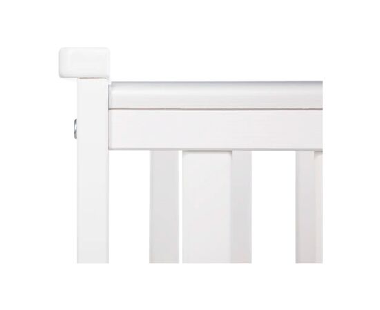 Кроватка Klups Iwo с ящиком и перегородкой 120 х 60 см Белая (IWO3), изображение 7
