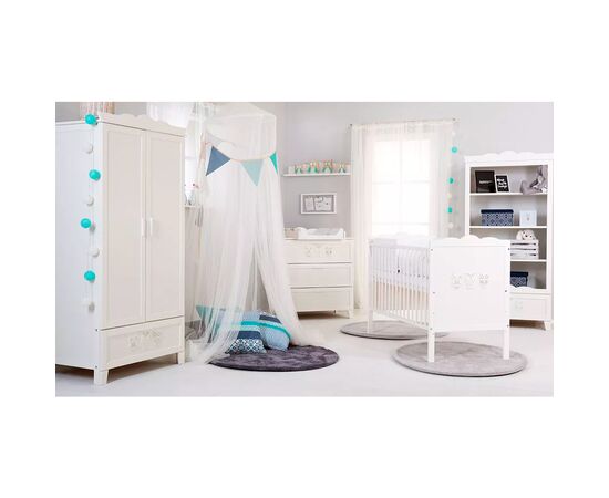 Кроватка Klups Marsell 120 х 60 см Белая (MARSELL3), изображение 3 Кроватка Klups Marsell 120 х 60 см Белая (MARSELL3), изображение 3