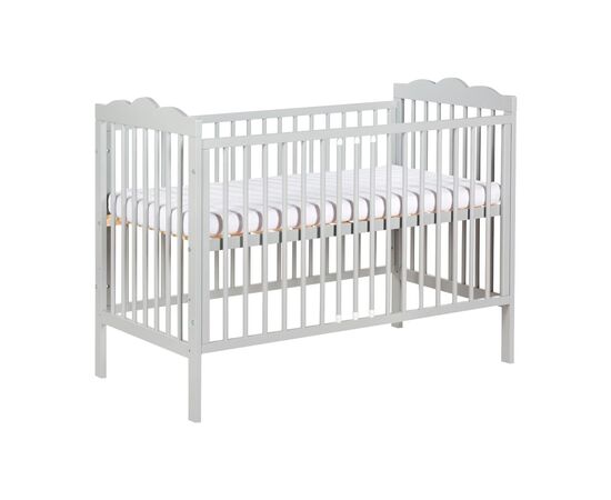 Ліжечко Klups Oliver 120 х 60 см Сіре (OLIVER1)