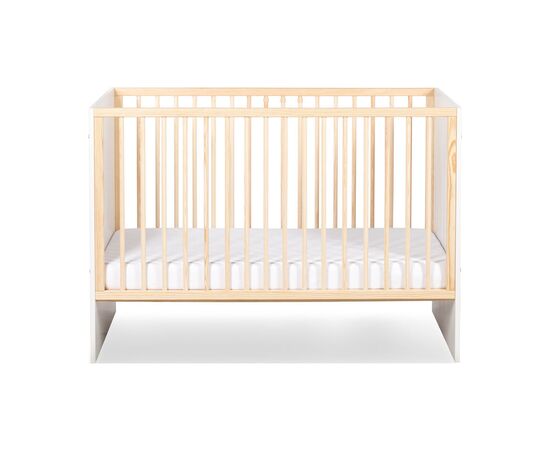 Кроватка Klups Willy 120 х 60 см Белая/Сосна (WILLY1), изображение 3 Кроватка Klups Willy 120 х 60 см Белая/Сосна (WILLY1), изображение 3