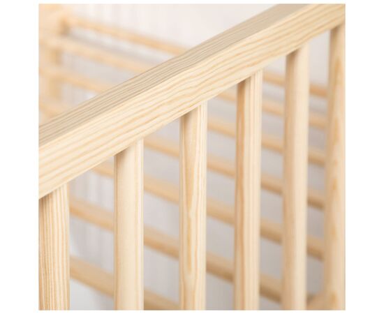 Кроватка Klups Willy 120 х 60 см Белая/Сосна (WILLY1), изображение 4 Кроватка Klups Willy 120 х 60 см Белая/Сосна (WILLY1), изображение 4
