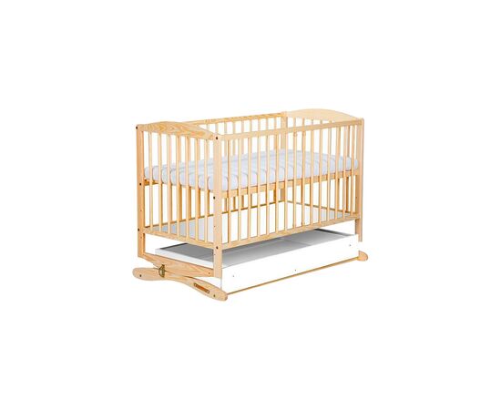 Кроватка Klups Henry с ящиком 120 х 60 см Сосна качели (HENRY1)