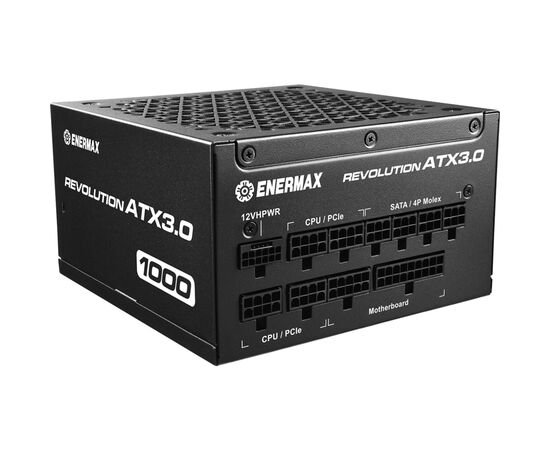Блок питания Enermax 1000W REVOLUTION ATX3.0 (ERA1000EWT), изображение 2 Блок питания Enermax 1000W REVOLUTION ATX3.0 (ERA1000EWT), изображение 2