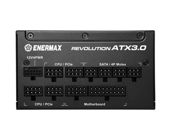 Блок питания Enermax 1200W REVOLUTION ATX3.0 (ERA1200EWT), изображение 7 Блок питания Enermax 1200W REVOLUTION ATX3.0 (ERA1200EWT), изображение 7