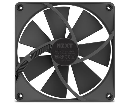 Кулер для корпуса NZXT F140P (RF-P14SF-B1), изображение 2 Кулер для корпуса NZXT F140P (RF-P14SF-B1), изображение 2