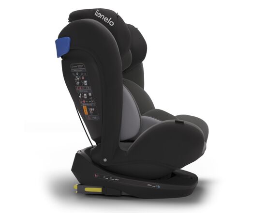 Автокресло Lionelo Bastiaan 0-36 кг Grey (black base) (LO-BASTIAAN GREY/BLACK), изображение 3 Автокресло Lionelo Bastiaan 0-36 кг Grey (black base) (LO-BASTIAAN GREY/BLACK), изображение 3
