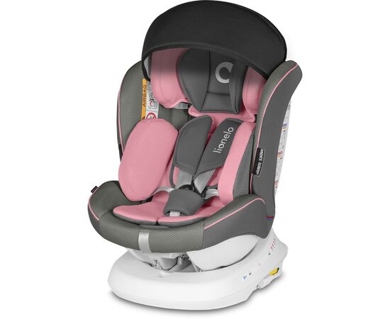 Автокрісло Lionelo Bastiaan Pink Baby (LO-BASTIAAN PINK BABY), зображення 3 Автокрісло Lionelo Bastiaan Pink Baby (LO-BASTIAAN PINK BABY), зображення 3