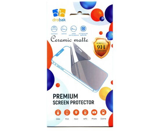 Скло захисне Drobak Matte Ceramics Apple iPhone 14 (535324) (535324), зображення 2 Скло захисне Drobak Matte Ceramics Apple iPhone 14 (535324) (535324), зображення 2