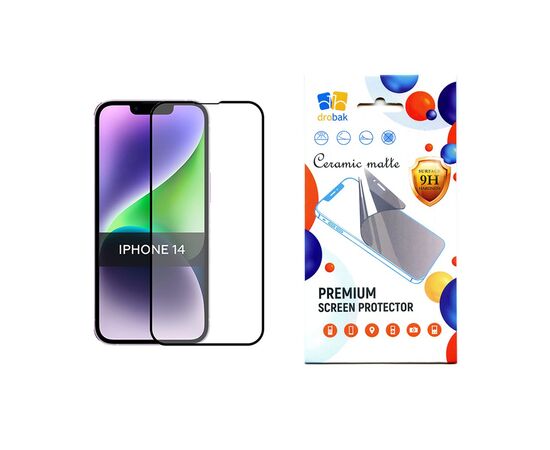 Стекло защитное Drobak Matte Ceramics Apple iPhone 14 Pro Max (535327) (535327)