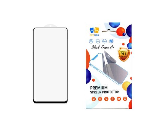 Скло захисне Drobak Tecno Camon 19 Neo Black Frame A+ (535318) (535318)