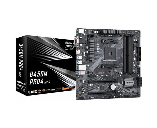 Материнская плата ASRock B450M PRO4 R2.0