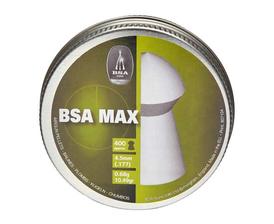 Пульки BSA Max 4,5 мм 400 шт/уп (756)