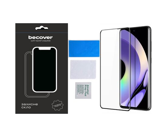 Стекло защитное BeCover Motorola Moto G52/G82 Black (709735), изображение 3 Стекло защитное BeCover Motorola Moto G52/G82 Black (709735), изображение 3