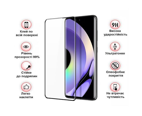 Стекло защитное BeCover Motorola Moto G52/G82 Black (709735), изображение 4 Стекло защитное BeCover Motorola Moto G52/G82 Black (709735), изображение 4