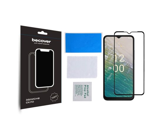 Скло захисне BeCover Nokia C32 Black (709739), зображення 3 Скло захисне BeCover Nokia C32 Black (709739), зображення 3