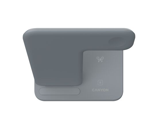 Зарядное устройство Canyon WS-303, 3in1 Wireless Dark Grey (CNS-WCS303DG), изображение 3 Зарядное устройство Canyon WS-303, 3in1 Wireless Dark Grey (CNS-WCS303DG), изображение 3