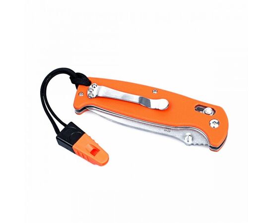 Нож Ganzo G7412-WS оранжевый (G7412-OR-WS), изображение 4 Нож Ganzo G7412-WS оранжевый (G7412-OR-WS), изображение 4