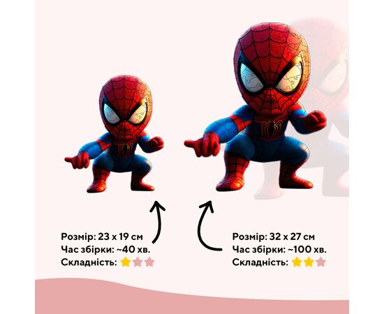 Пазл Ukropchik деревянный Супергерой Спайди А3 в коробке с набором-рамкой (Spider-Man Superhero A3), изображение 2 Пазл Ukropchik деревянный Супергерой Спайди А3 в коробке с набором-рамкой (Spider-Man Superhero A3), изображение 2