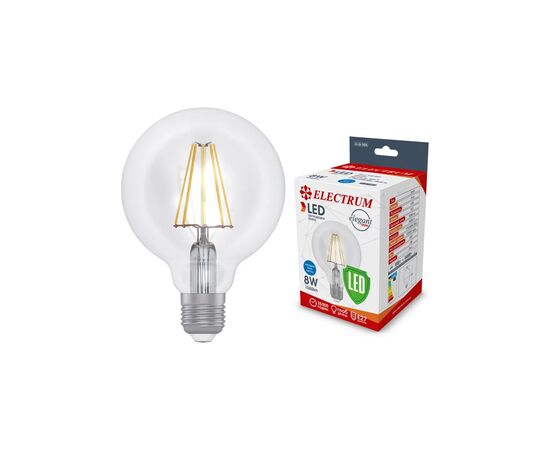 Лампочка Electrum D95 8W GL LG- 6F Е27 4000К (A-LG-1426)