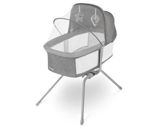 Кроватка Lionelo приставная Malin Grey Stone (LO-MALIN GREY STONE), изображение 2