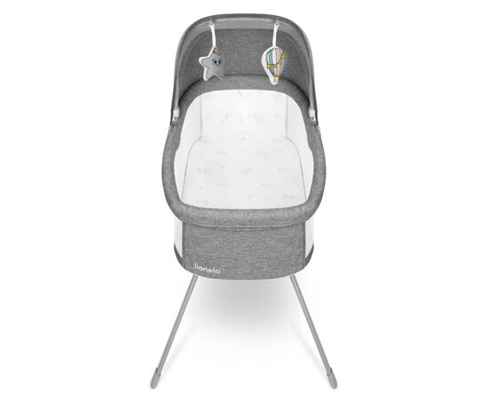 Кроватка Lionelo приставная Malin Grey Stone (LO-MALIN GREY STONE), изображение 5