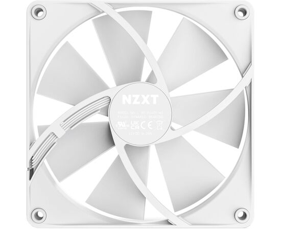 Кулер для корпуса NZXT F140P white (RF-P14SF-W1), изображение 2 Кулер для корпуса NZXT F140P white (RF-P14SF-W1), изображение 2