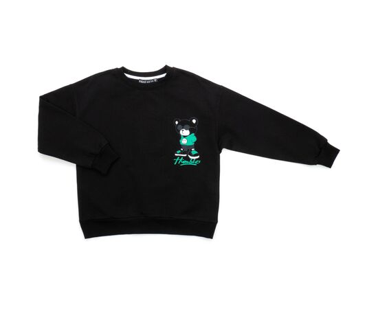 Кофта First kids з ведмедем (3132-134B-black)