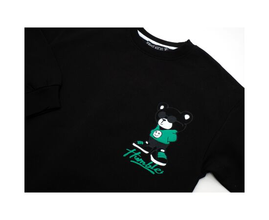 Кофта First kids с медведем (3132-146B-black), изображение 3 Кофта First kids с медведем (3132-146B-black), изображение 3