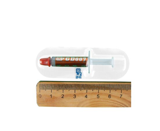 Термопаста GD GD007 1г (GD007-SSY1), изображение 6 Термопаста GD GD007 1г (GD007-SSY1), изображение 6