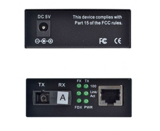 Медиаконвертер 10/100Base-TX to 100Base-FX 1310T/1550R, SM, SC/PC, 20 км Step4Net (MC-A-0,1-1SM-1310nm-20), изображение 2 Медиаконвертер 10/100Base-TX to 100Base-FX 1310T/1550R, SM, SC/PC, 20 км Step4Net (MC-A-0,1-1SM-1310nm-20), изображение 2