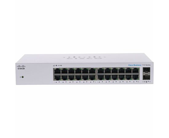 Коммутатор сетевой Cisco CBS110-24T-EU, изображение 2 Коммутатор сетевой Cisco CBS110-24T-EU, изображение 2