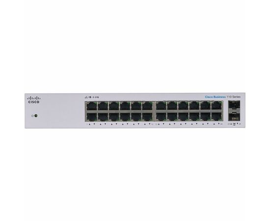Коммутатор сетевой Cisco CBS110-24T-EU, изображение 3 Коммутатор сетевой Cisco CBS110-24T-EU, изображение 3