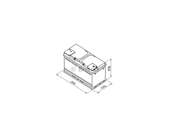 Аккумулятор автомобильный Bosch 80А (0 092 S40 100), изображение 6 Аккумулятор автомобильный Bosch 80А (0 092 S40 100), изображение 6