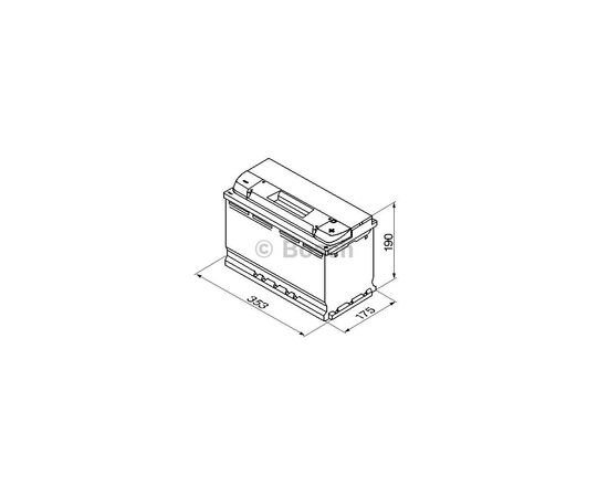 Аккумулятор автомобильный Bosch 95А (0 092 S40 130), изображение 6 Аккумулятор автомобильный Bosch 95А (0 092 S40 130), изображение 6