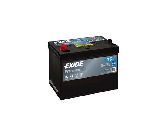 Акумулятор автомобільний EXIDE PREMIUM 75A (EA755)