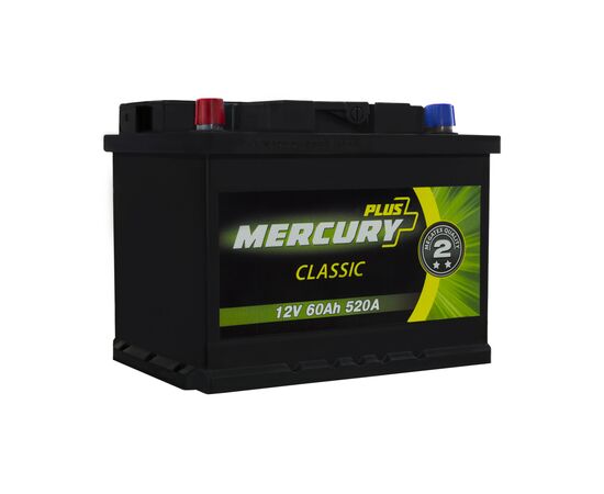 Акумулятор автомобільний MERCURY battery CLASSIC Plus 60Ah (P47278)