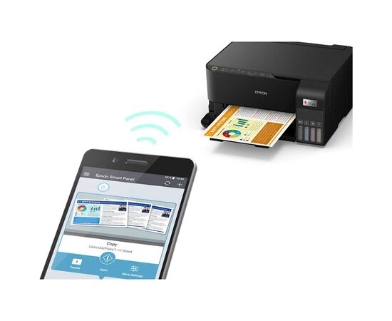 Многофункциональное устройство Epson EcoTank L3550 WiFi (C11CK59404), изображение 5 Многофункциональное устройство Epson EcoTank L3550 WiFi (C11CK59404), изображение 5