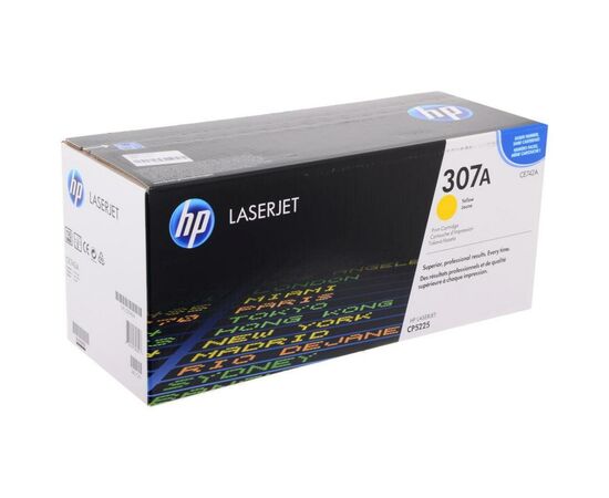 Картридж HP CLJ  307A Yellow (CE742A), изображение 2 Картридж HP CLJ  307A Yellow (CE742A), изображение 2