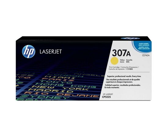Картридж HP CLJ  307A Yellow (CE742A)