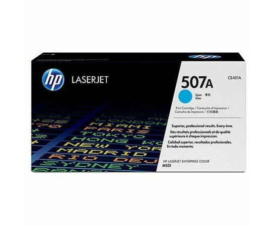 Картридж HP CLJ  507A cyan, для Enterprise 500 Color M551 (CE401A)