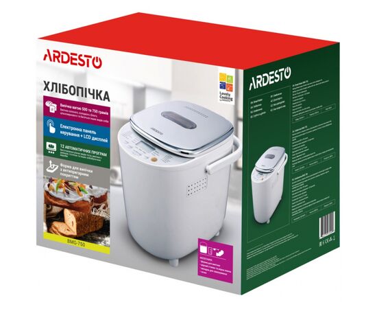 Хлебопечка Ardesto BMG-750, изображение 6 Хлебопечка Ardesto BMG-750, изображение 6