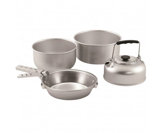 Набір туристичного посуду Easy Camp Adventure Cook Set L Silver (929030)