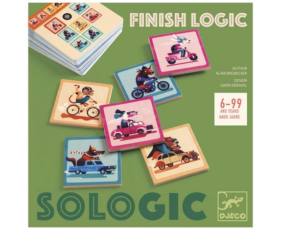 Настольная игра Djeco Логический финиш (Finish Logic) (DJ08540)