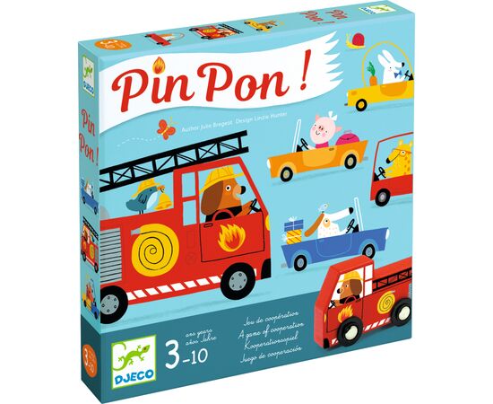 Настольная игра Djeco Пожарные (Pin Pon!) (DJ08571)