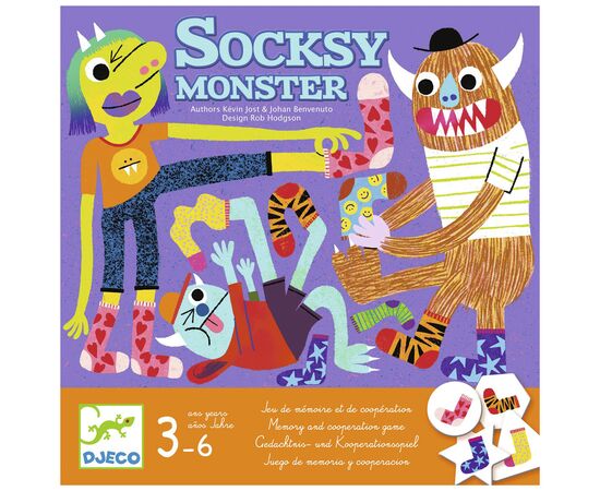 Настольная игра Djeco Носочный монстр (Socksy Monster) (DJ08526)