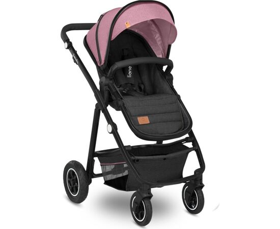 Коляска Lionelo 3 в 1 Amber Pink Rose (LO-AMBER PINK ROSE (3in1)), изображение 3 Коляска Lionelo 3 в 1 Amber Pink Rose (LO-AMBER PINK ROSE (3in1)), изображение 3